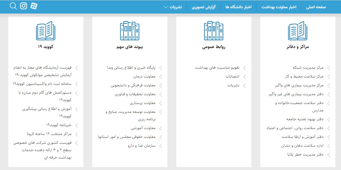 Ministry of Health and Medical Education, Deputy of public health